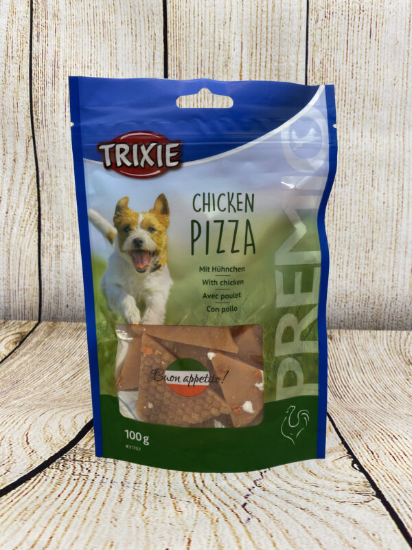 FRIANDISES TRIXIE – CHIEN – CHICKEN PIZZA – POULET 100GR