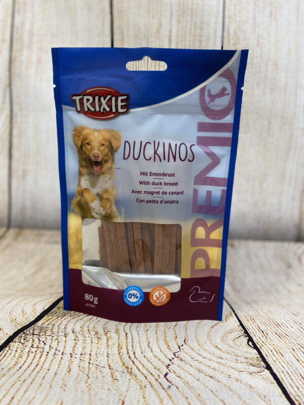 FRIANDISES TRIXIE – CHIEN – DUCKINOS – MAGRET DE CANARD 80GR