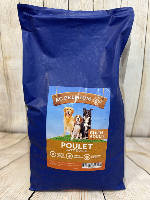 AC PREMIUM CHIEN ADULTE – POULET&RIZ 10KG