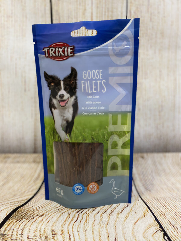 FRIANDISES TRIXIE – CHIEN – GOOSE FILETS – OIE 65GR