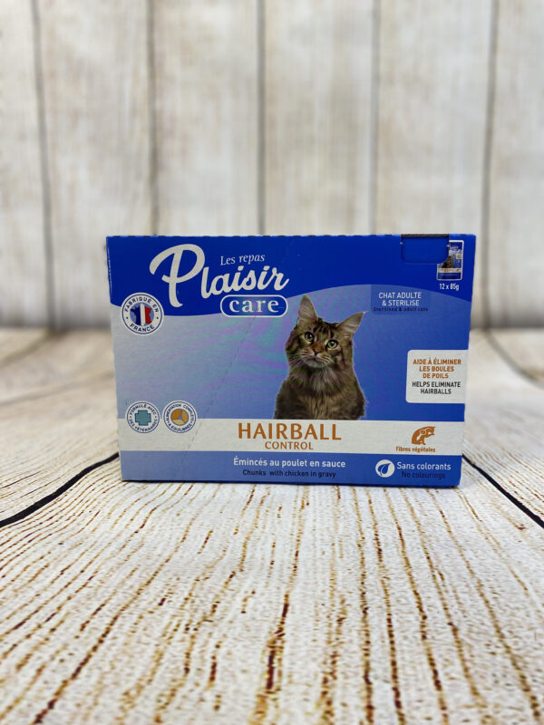 POCHONS EMINCES – CHAT HAIRBALL – POULET 12X85G