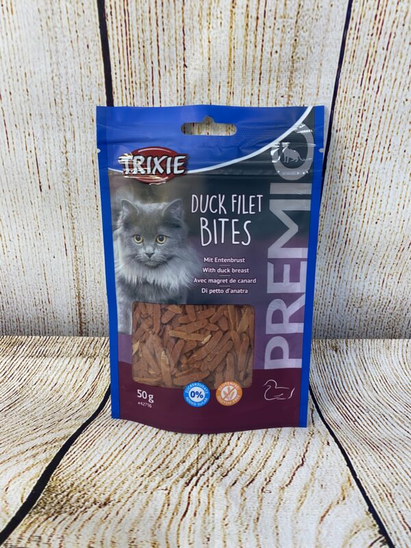 FRIANDISES TRIXIE – CHAT – DUCK FILET BITES – MAGRET DE CANARD 50GR