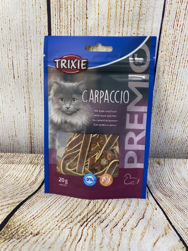 FRIANDISES TRIXIE – CHAT – CARPACCIO – CANARD&POISSON 20GR